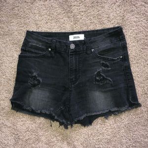 JBD Dark Grey Denim Cut-offs